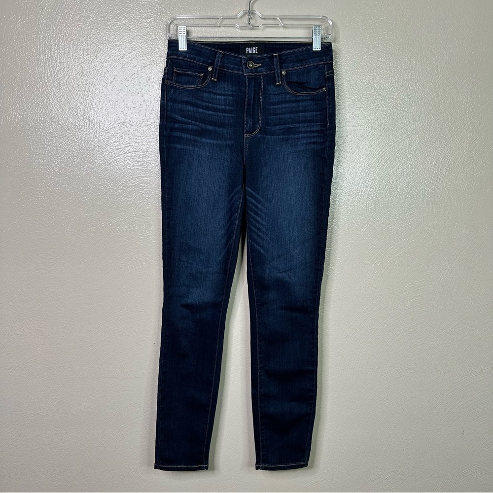 PAIGE Dark Wash Hoxton Ankle Skinny Jeans Size 25